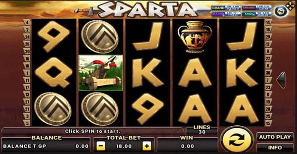 รูปสัญลักษณ์ของเกม Sparta 