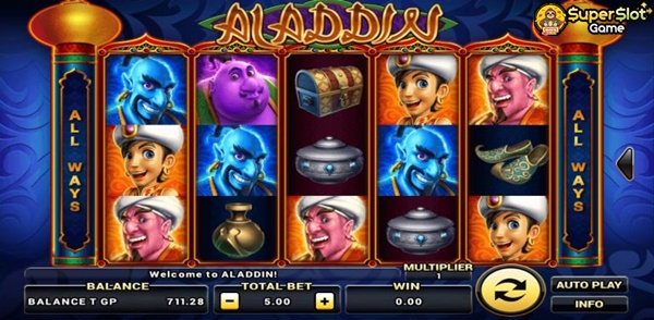 ทดลองเล่นสล็อต Aladdin สัญลักษณ์ในเกม