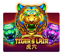 Tigers Lair เกมสล็อตยอดฮิด เจ้าเสือ 3 ตัว 3 สี จาก SUPERSLOT
