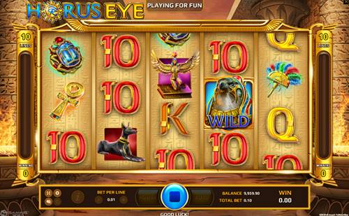 รูปแบบ วิธีรับเงินรางวัลในเกมสล็อต Horus Eye