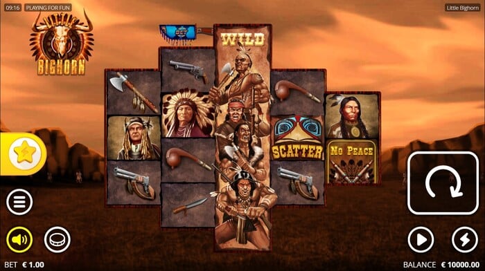 รูปแบบของเกม Little Bighorn
